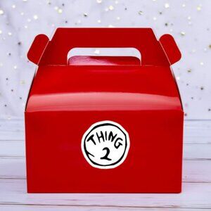 Thing 2 Gable Gift Box Custom Set of 12 6.3 x 6.3 x 3.5